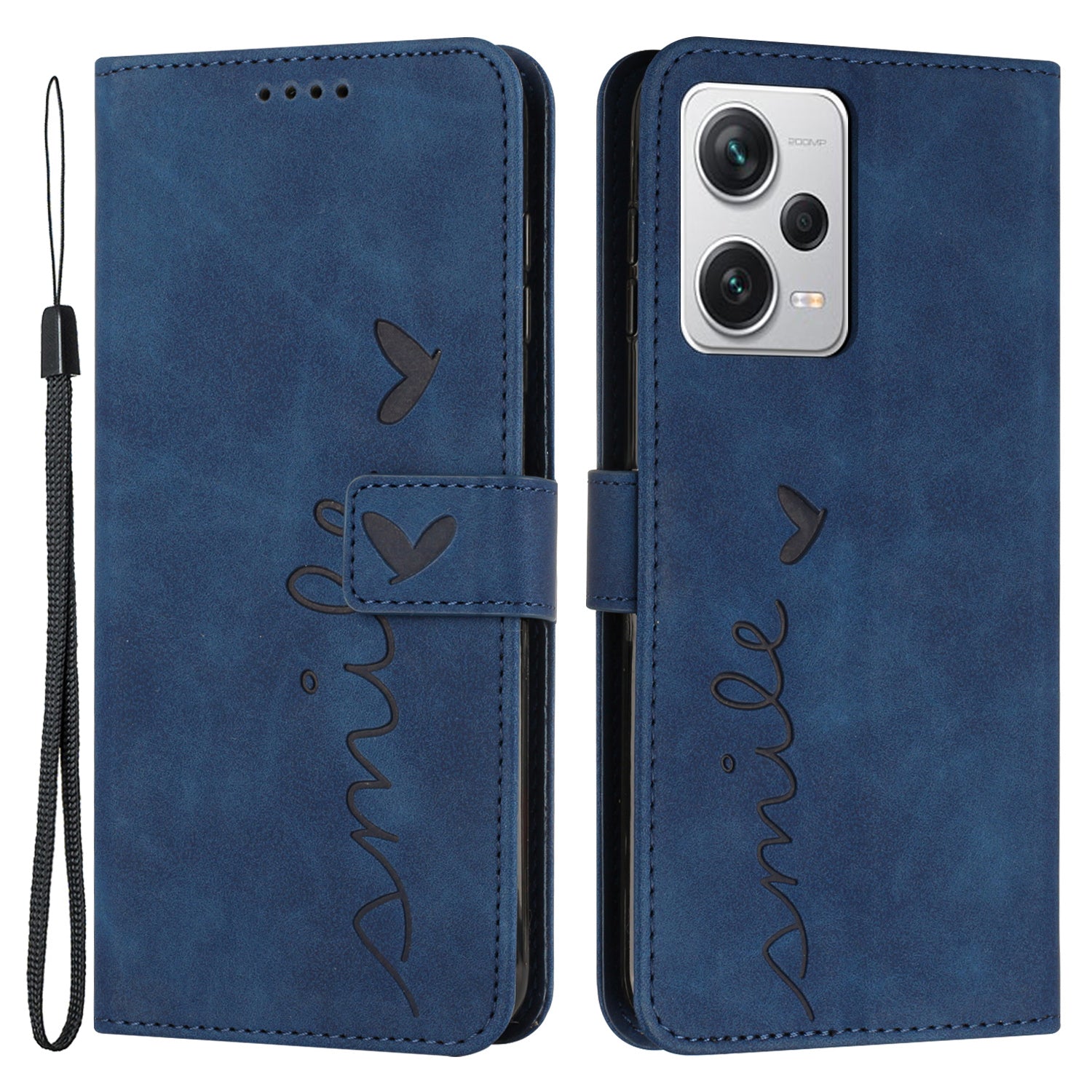 For Xiaomi Redmi Note 12 Pro 5G Note 12 Explorer 5G Leather Phone Cover Heart Shape Phone Stand Wallet Case with Strap For Xiaomi Redmi Note 12 Pro 5G Note 12 Explorer 5G Leather Phone Cover Heart Shape Phone Stand Wallet Case with Strap